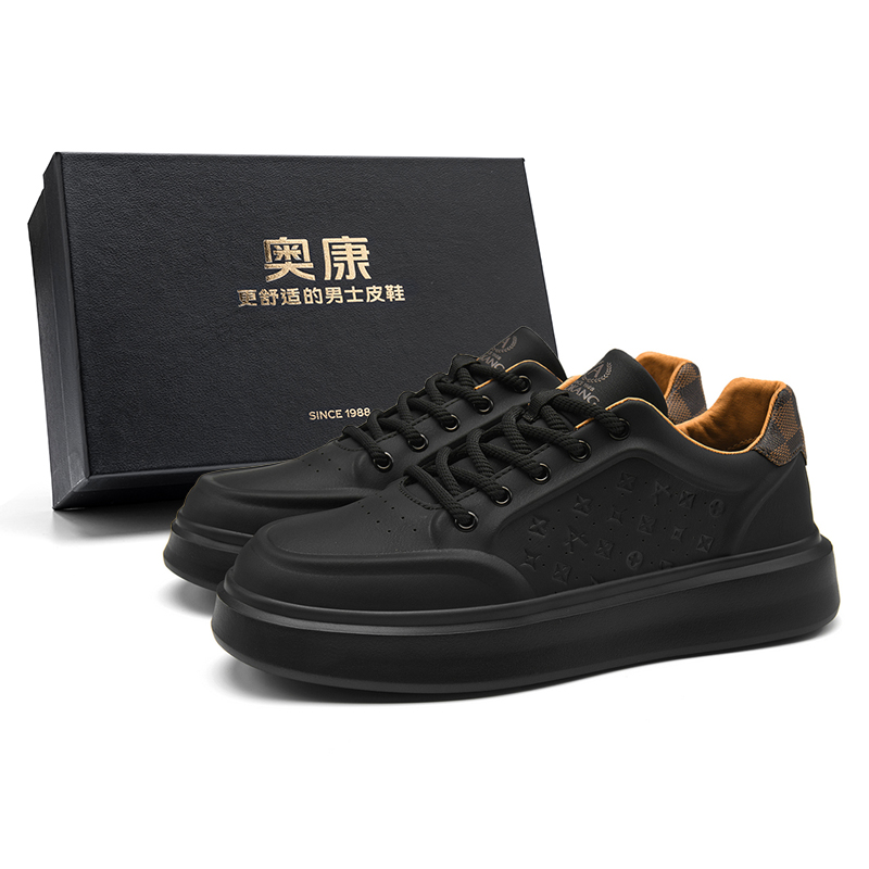 

Кроссовки AOKANG Skateboarding Shoes Men Low-top, черный