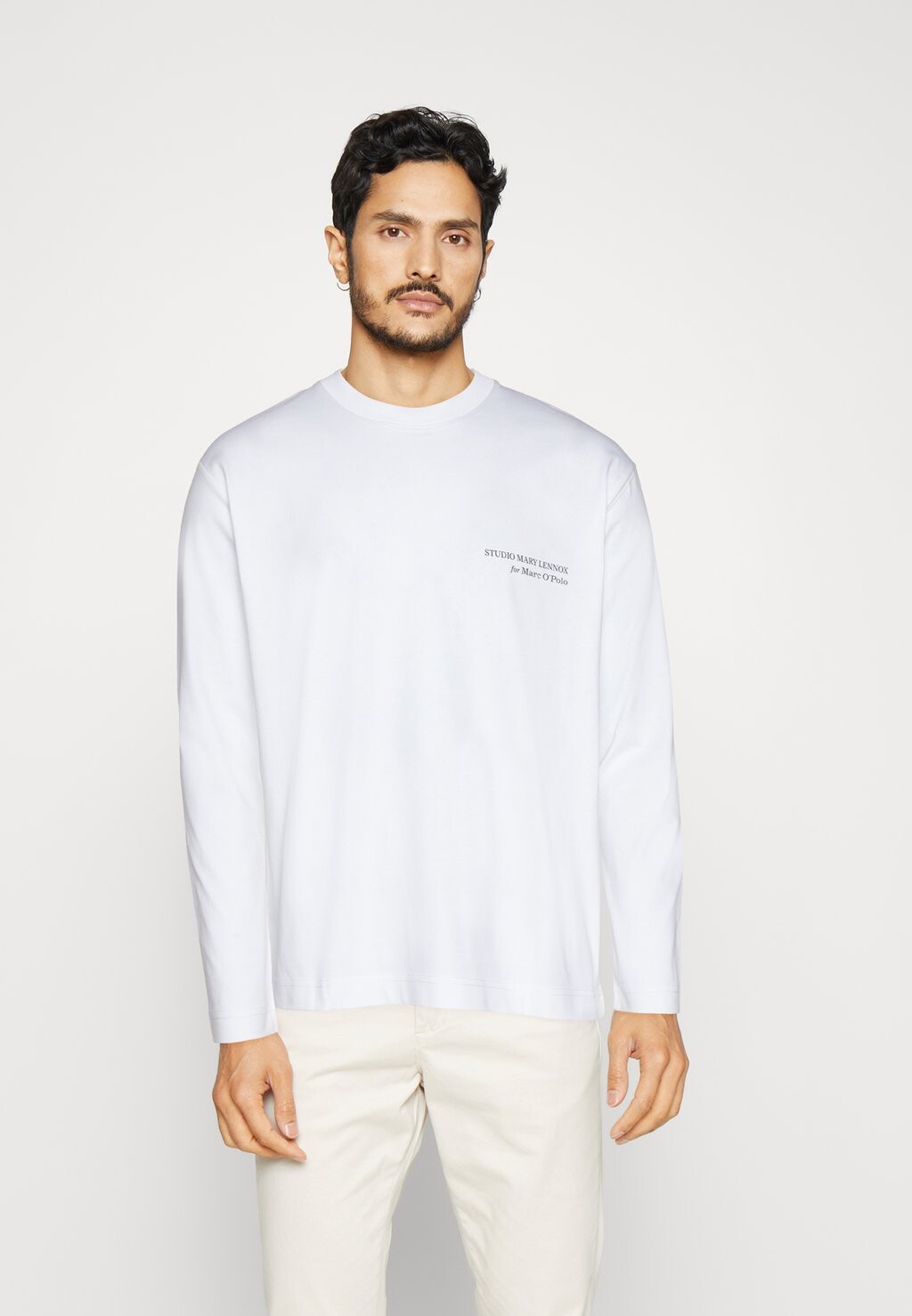 

Топ с длинными рукавами LONG SLEEVE CREW NECK PRINT ARTWORKS Marc O'Polo, цвет multi-coloured/white