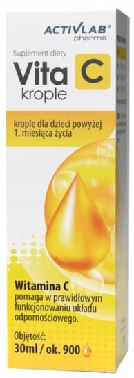 

ActivLab, Vita C, капли для иммунитета с витамином С, 30 мл