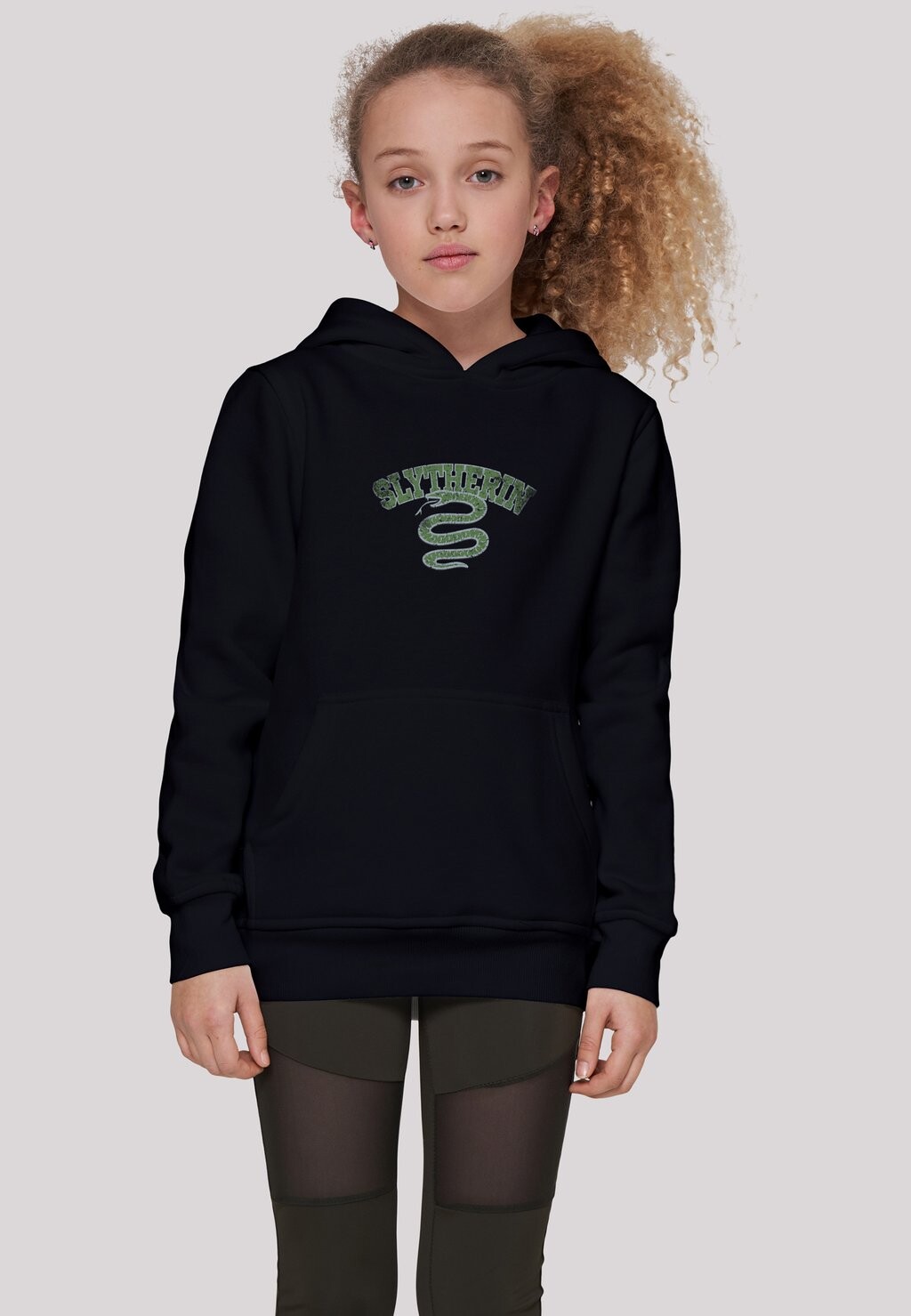 

Толстовка Harry Potter Slytherin Sport Wappen Premium Film Movie Tv Comi F4NT4STIC, черный