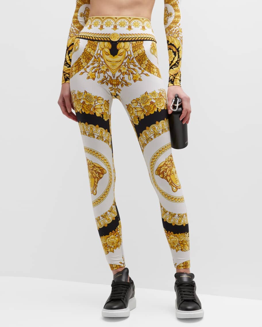 

Леггинсы Active с принтом Barocco Versace
