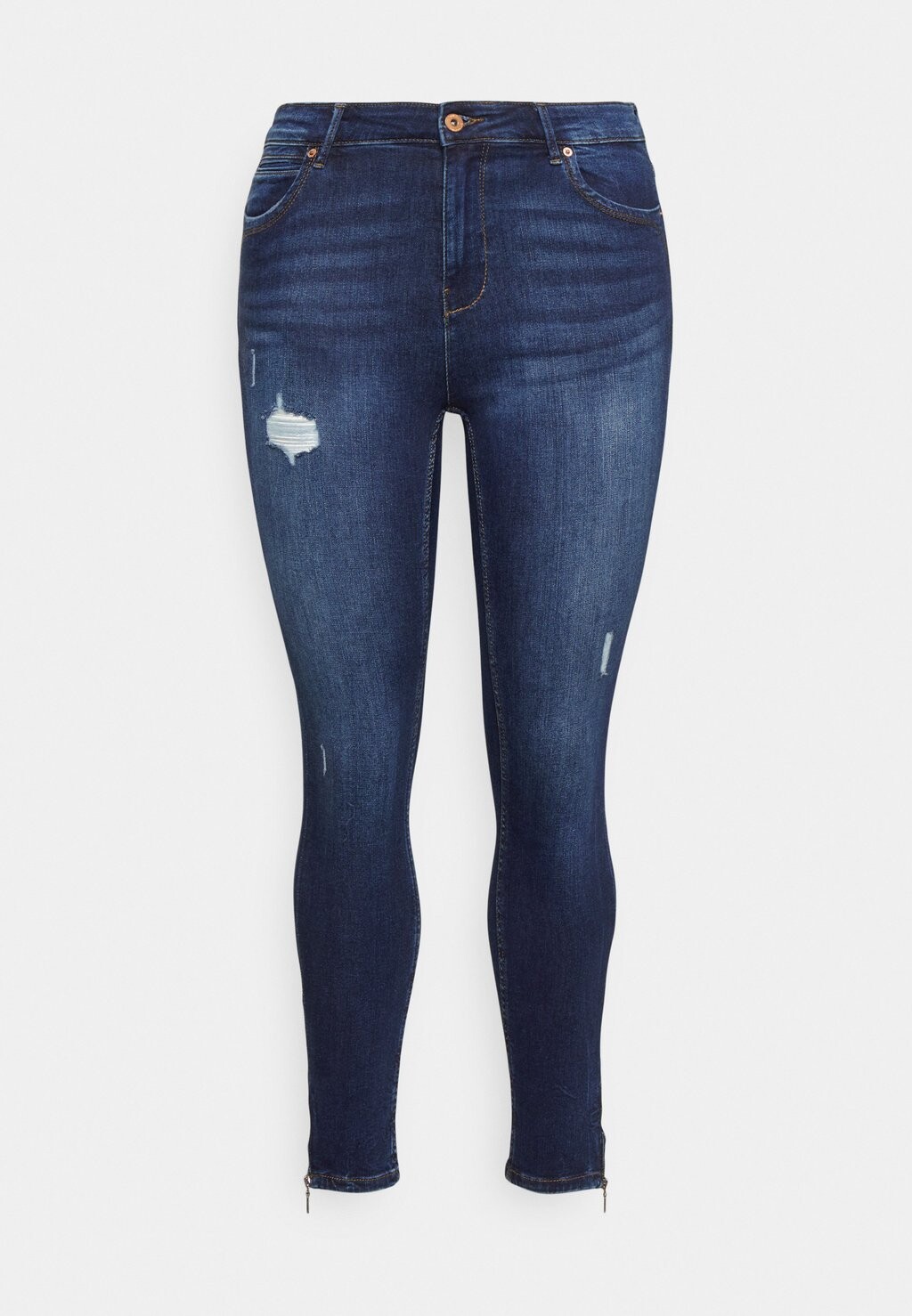 

Джинсы Skinny Fit ONLY Carmakoma, темно-синий