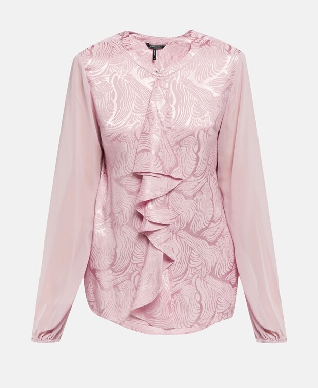 

Элегантная блузка-рубашка bcbgmaxazria, розовый
