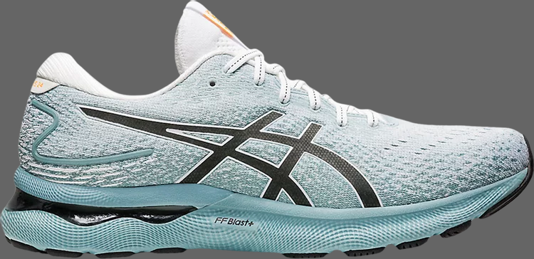 Кроссовки gel nimbu 24 'light steel white' Asics, синий - фото