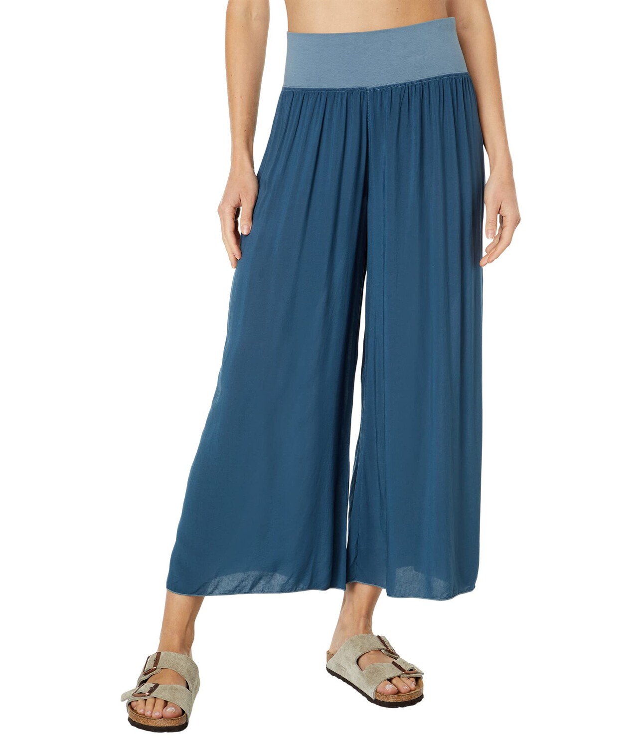 

Капри Hard Tail, Flat Waist Boho Capris in Rayon Voile