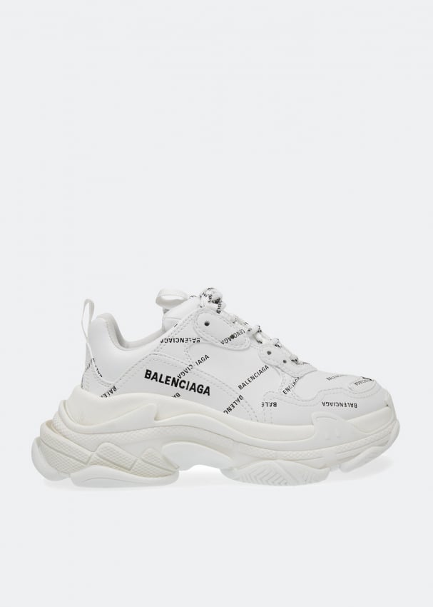 Кроссовки BALENCIAGA Triple S sneakers, белый