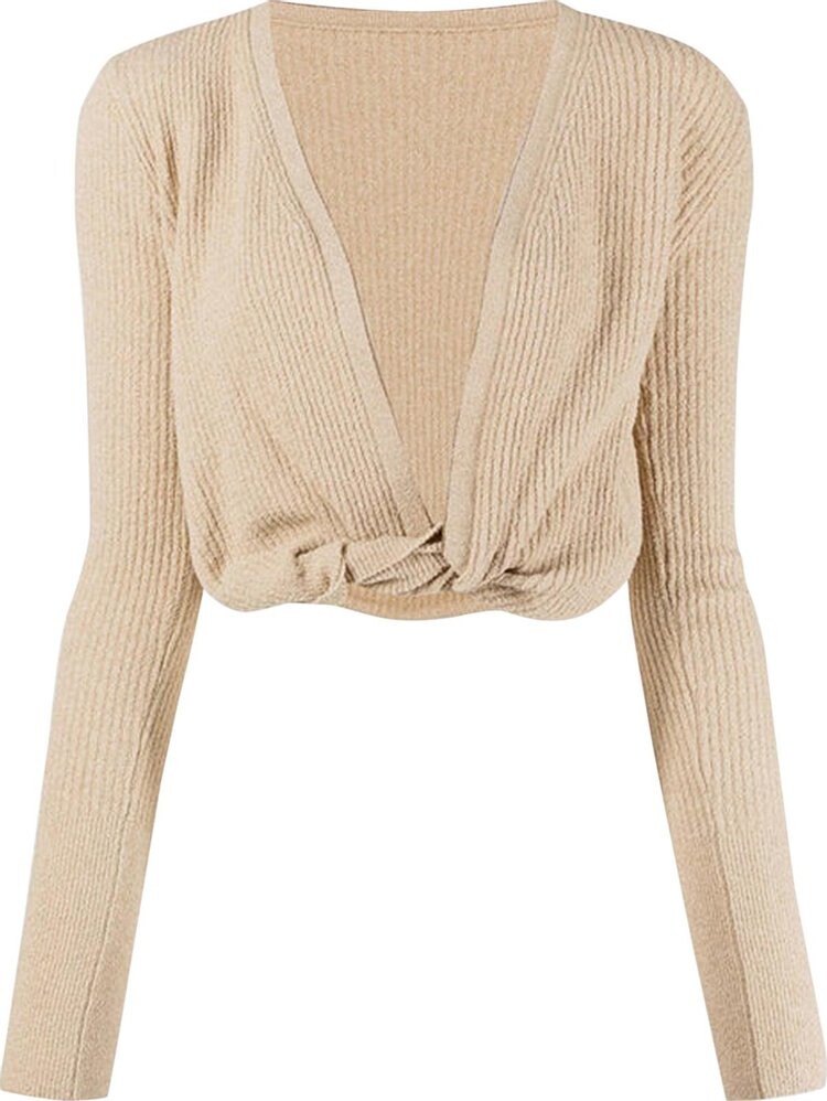 

Жилет Jacquemus Le Gilet Noue 'Beige', кремовый