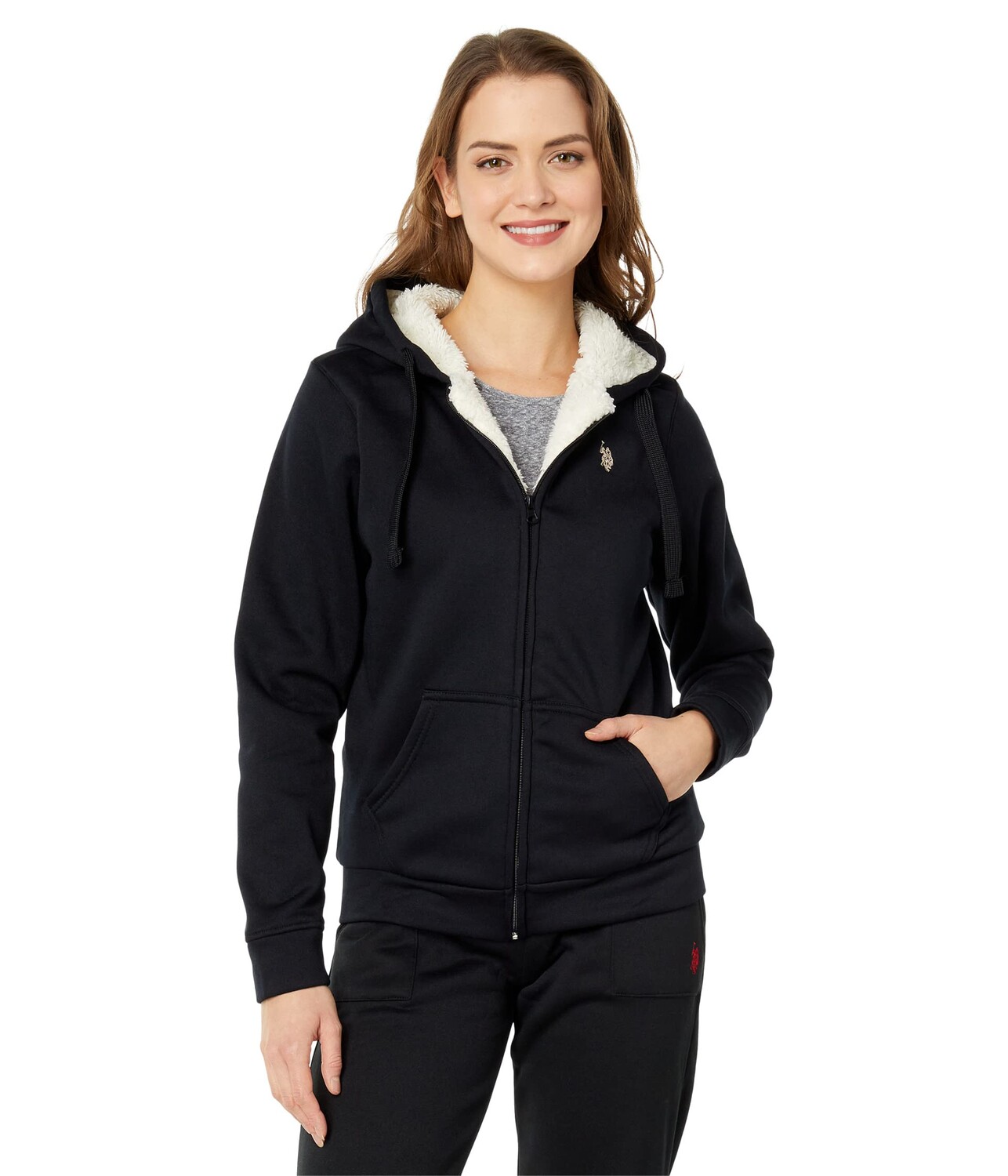 

Худи U.S. POLO ASSN., Basic Fleece Hoodie, Черный