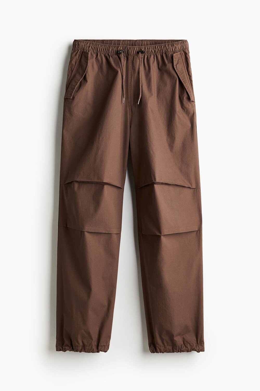 

Брюки H&M Loose Fit Parachute, коричневый