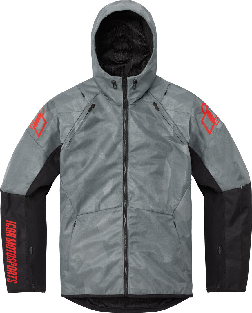 

Куртка Icon Airform Battlescar текстильная, серый