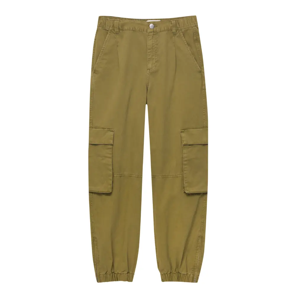

Брюки Pull&Bear Cargo With Adjustable Cuffs, хаки