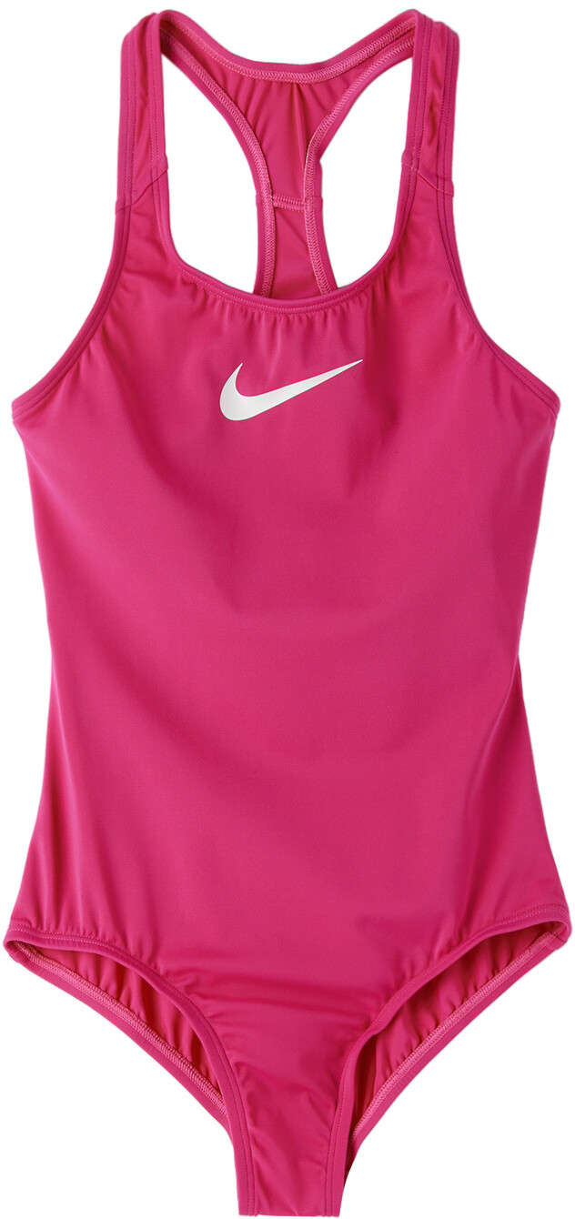 

Детский розовый цельный купальник со спиной-борцовкой Nike