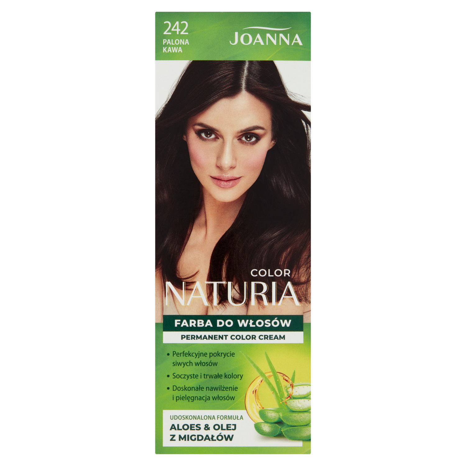 Joanna Naturia Color краска для волос 242 жареный кофе, 1 упаковка