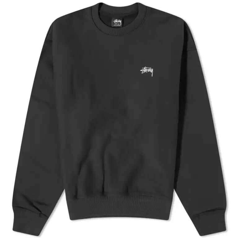 

Свитшот Stussy Stock Logo, черный
