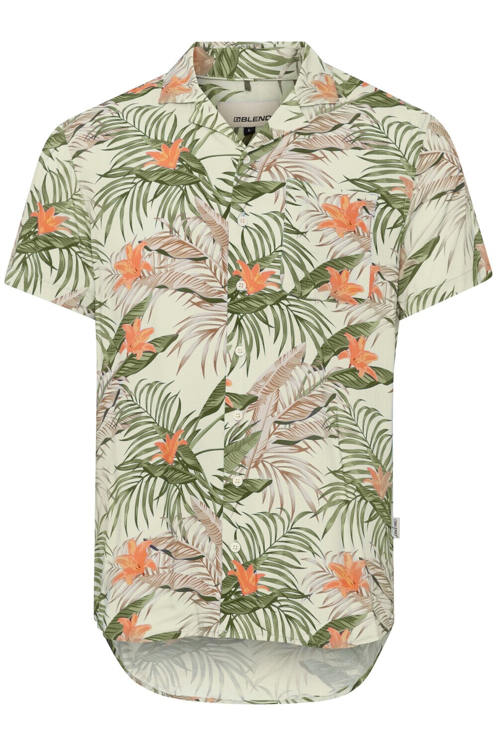 

Рубашка на пуговицах стандартного кроя BLEND Bhshirt, зеленый