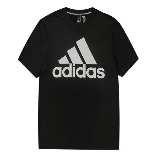 Футболка Adidas Classical Logo Printed TEE Men Black, Черный цена и фото
