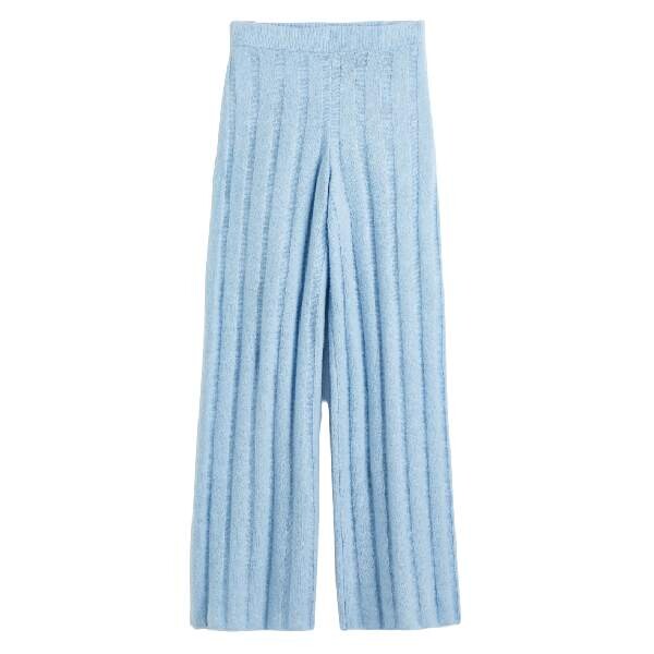 

Брюки H&M Rib-knit, голубой