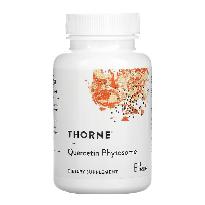 Кверцетин фитосомный Thorne Research 250 мг, 60 капсул берберин berbercap thorne research 200 мг 60 капсул