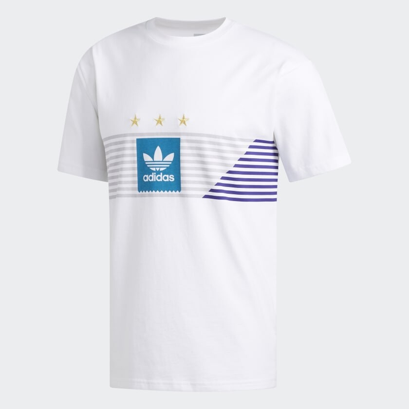 

Футболка Adidas Originals Campeonato, белый/принт