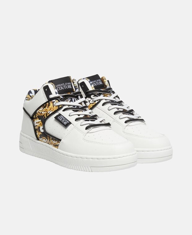 

Кроссовки Versace Jeans Couture, шерсть белый