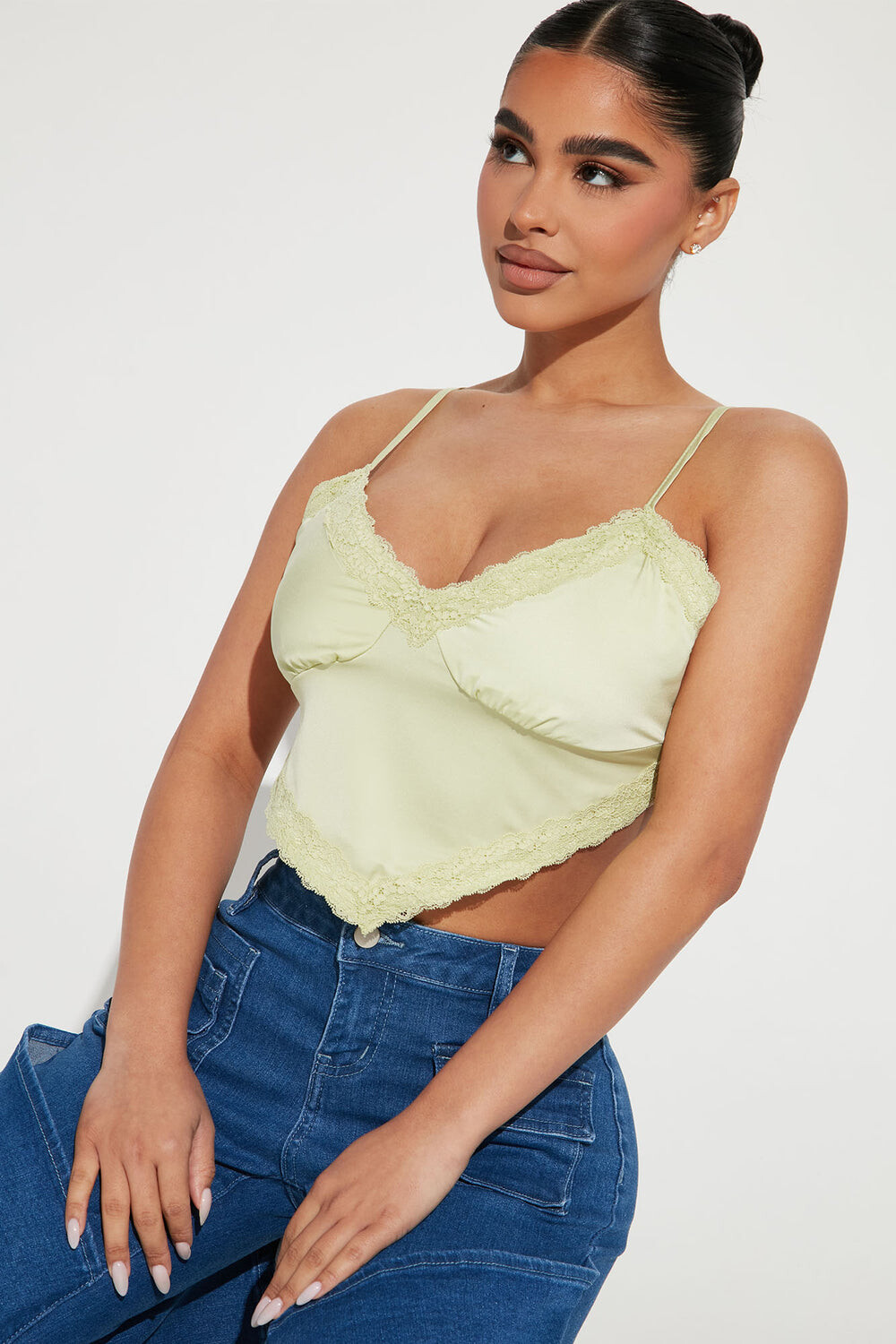 

Топ Fashion Nova BT03187, зеленый