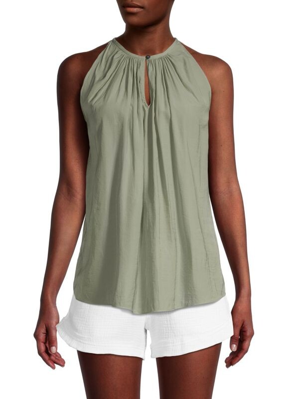 

Топ с бретелью через шею Catherine Catherine Malandrino Palm green