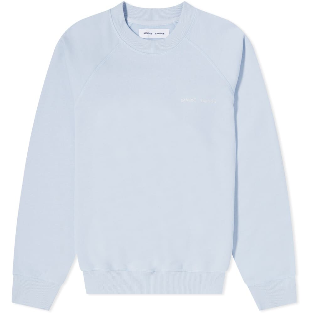 

Толстовка Samsøe Samsøe Gitta Logo Crew Neck Sweat, Синий