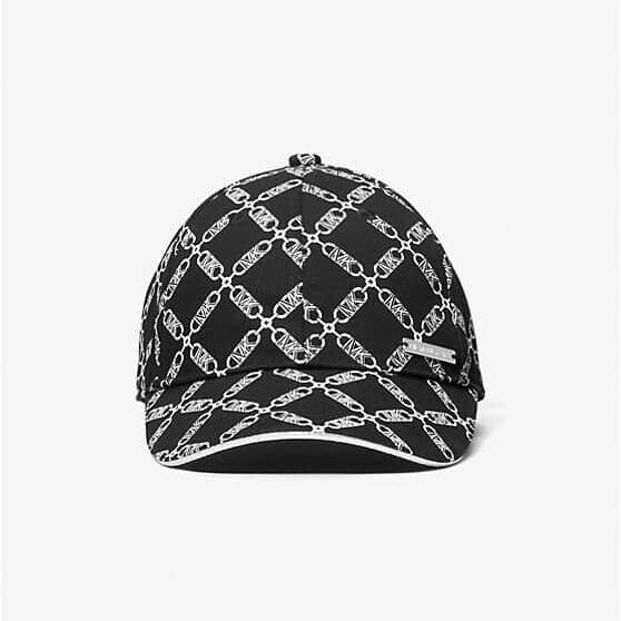 

Бейсболка Michael Kors Kids Empire Logo Print Cotton, черный