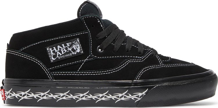 Кеды Vans Supreme x Half Cab Barbed Wire - Black, черный