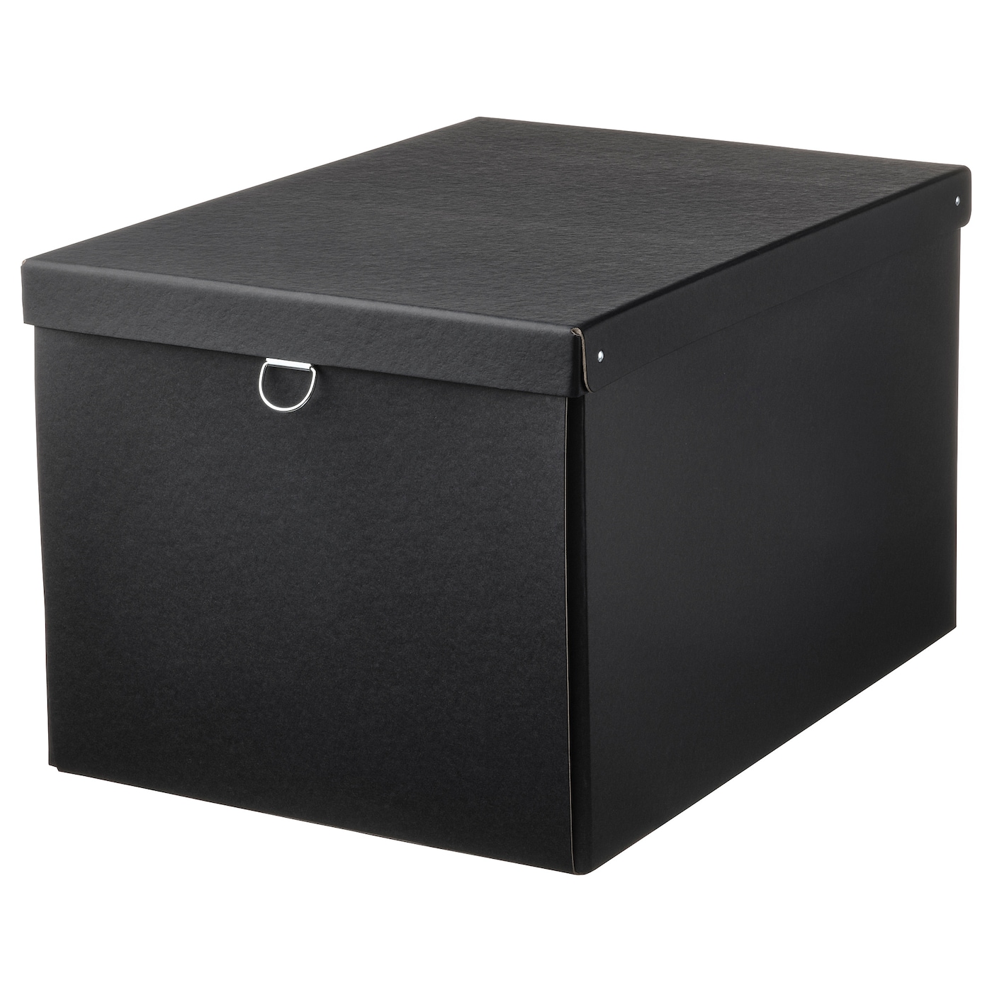 цена NIMM Ящик для хранения с крышкой, черный, 35x50x30 см IKEA