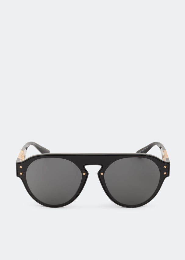 

Солнечные очки VERSACE La Greca sunglasses, черный