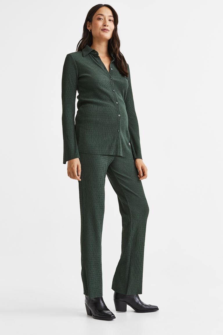

Комплект из 2 предметов MAMA из джерси H&M, темно-зеленый