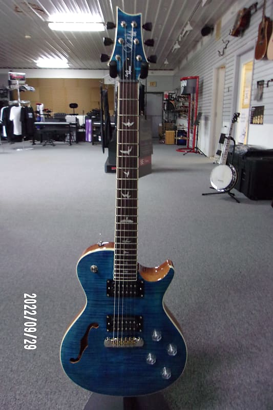 

Полуакустическая электрогитара PRS SE Zach Myers Myers Blue SE Zach Myers Semi-Hollow Electric Guitar