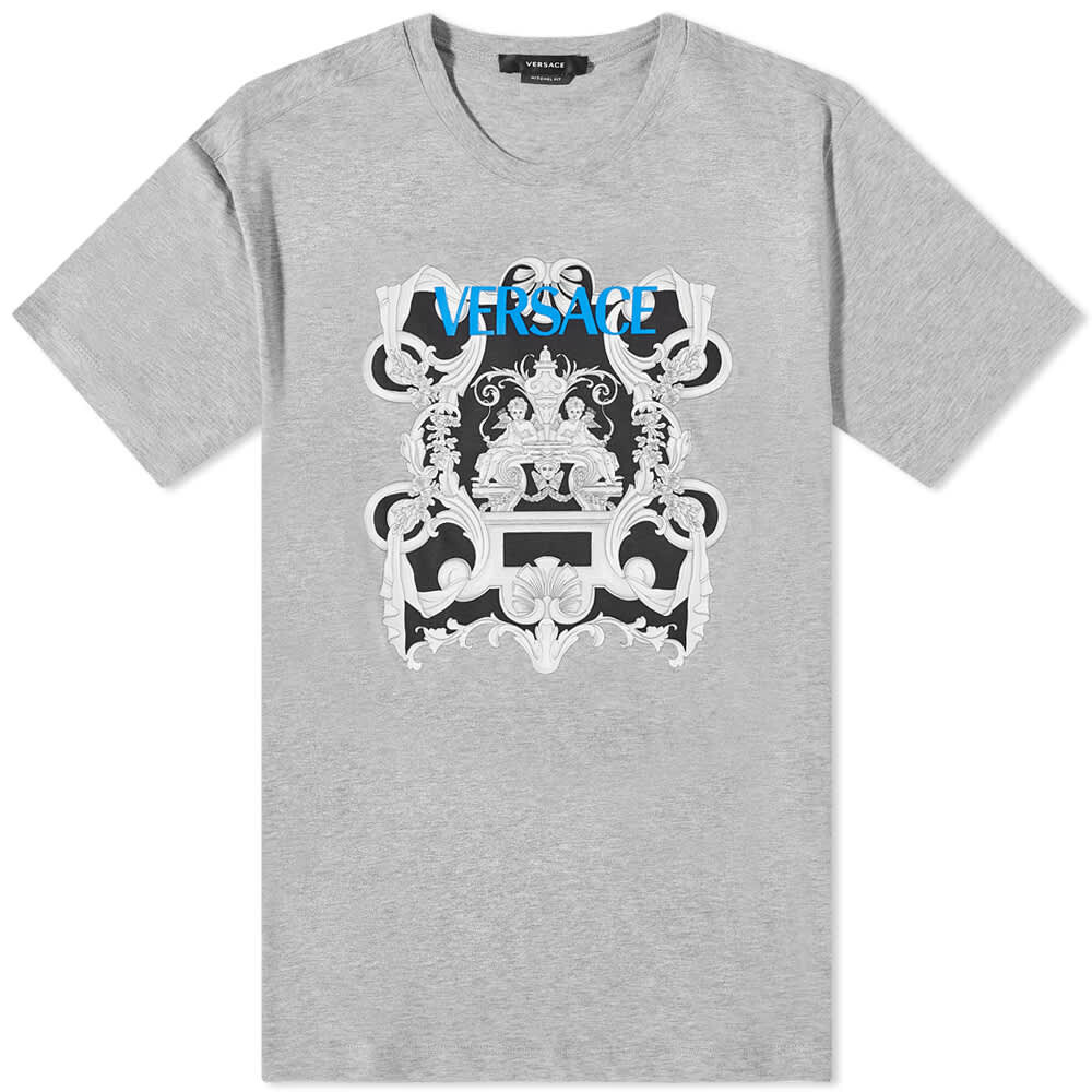 

Футболка Versace Logo Crest Tee, Серый