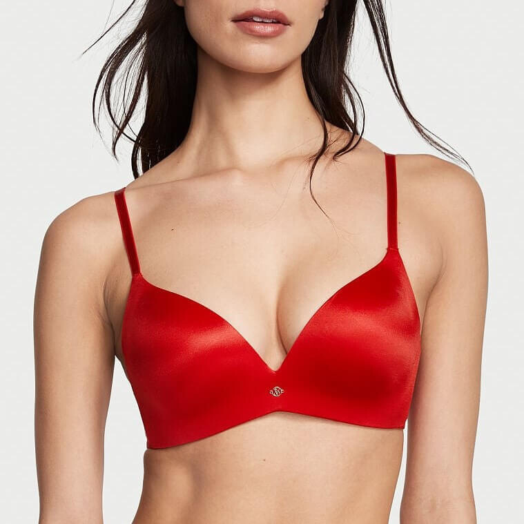 

Бюстгальтер Victoria's Secret Very Sexy So Obsessed Wireless Push-Up, красный