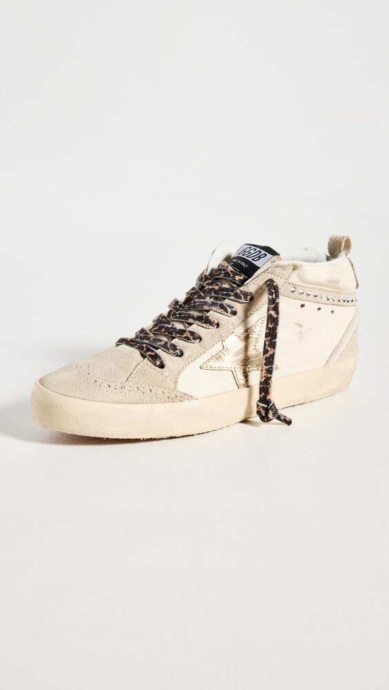 

Кроссовки Golden Goose Mid Star Crystal, белый