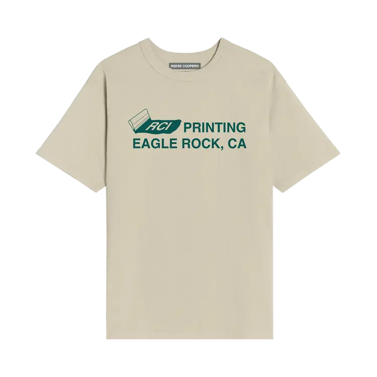 

Футболка Reese Cooper RCI Printing 'Khaki', зеленый