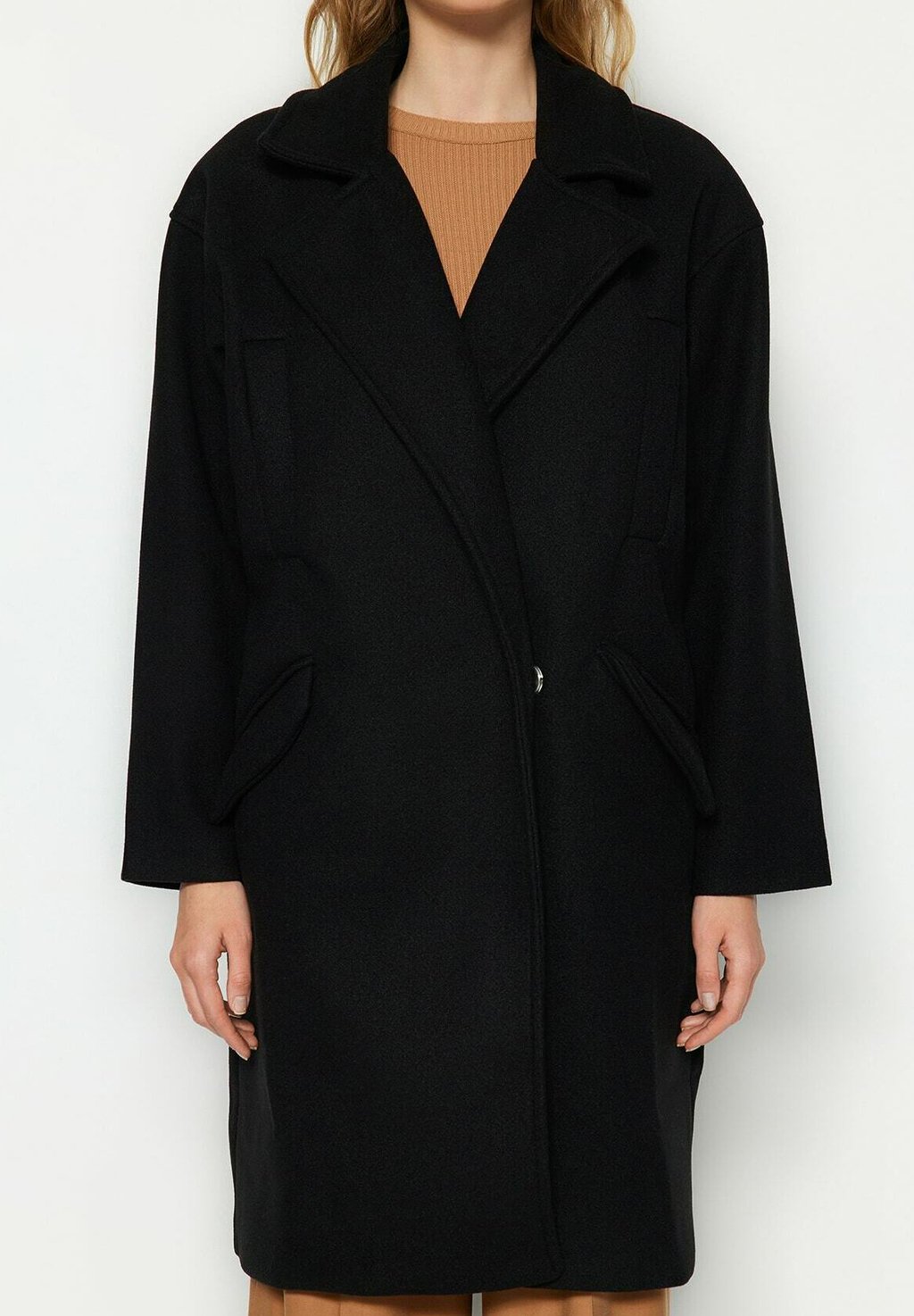 Классическое пальто Trendyol, цвет black