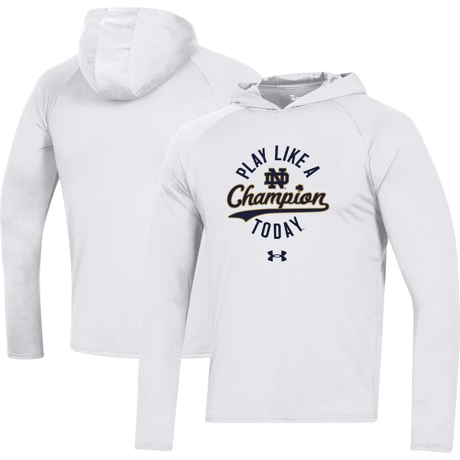 

Футболка с длинным рукавом Under Armour Notre Dame Fighting Irish, белый