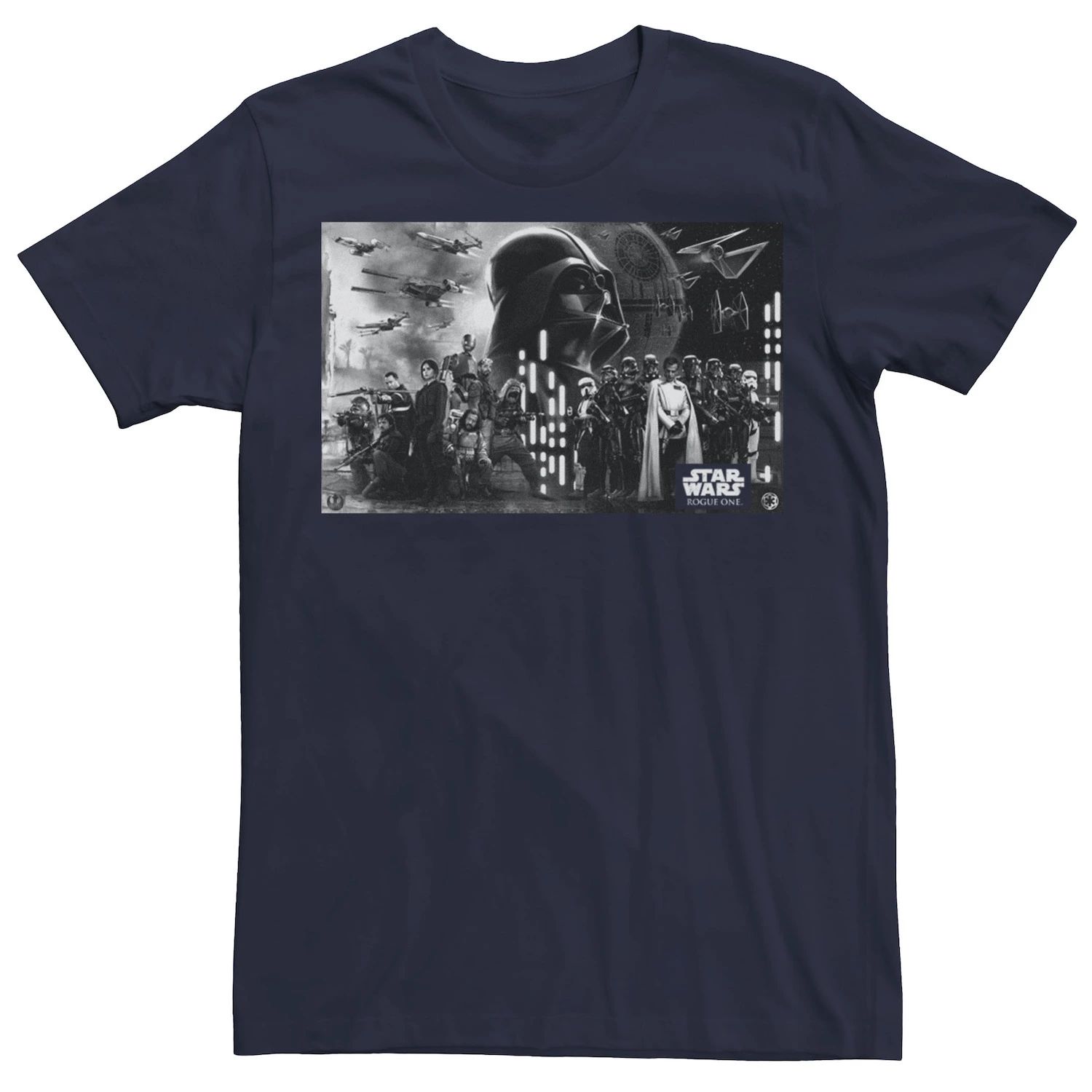Мужская футболка Rogue One Death Star Battle Groupshot Star Wars