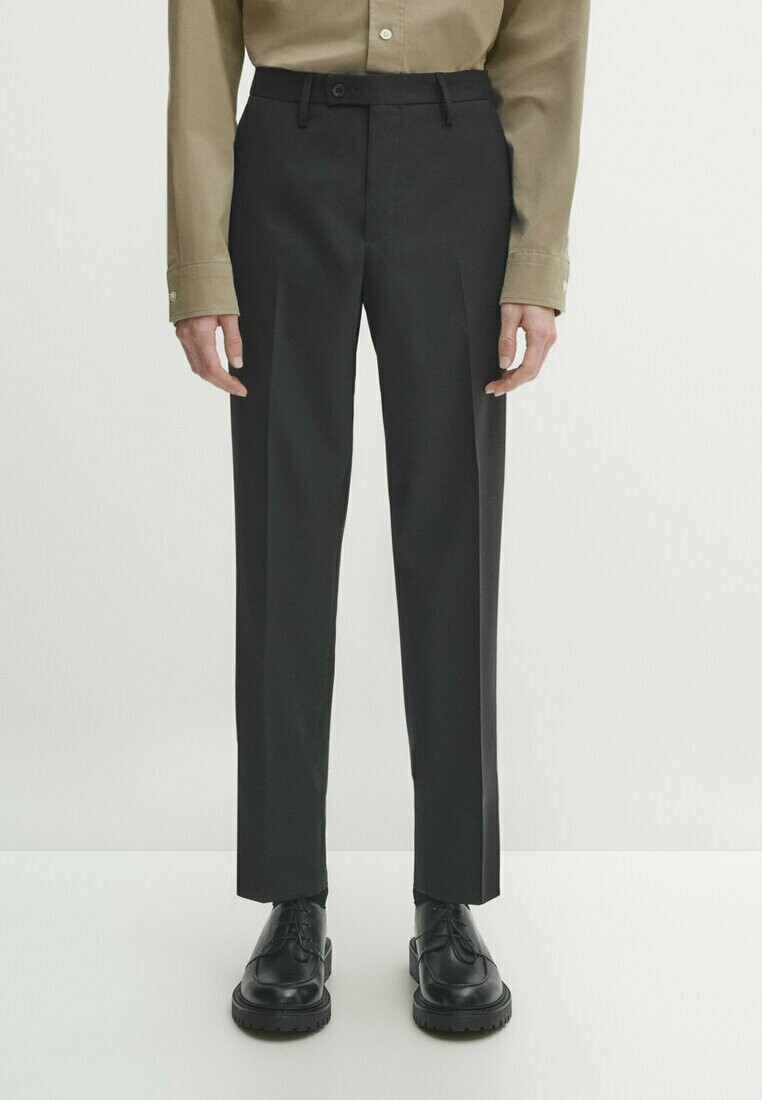

Элегантные брюки Stretch Massimo Dutti, цвет grey