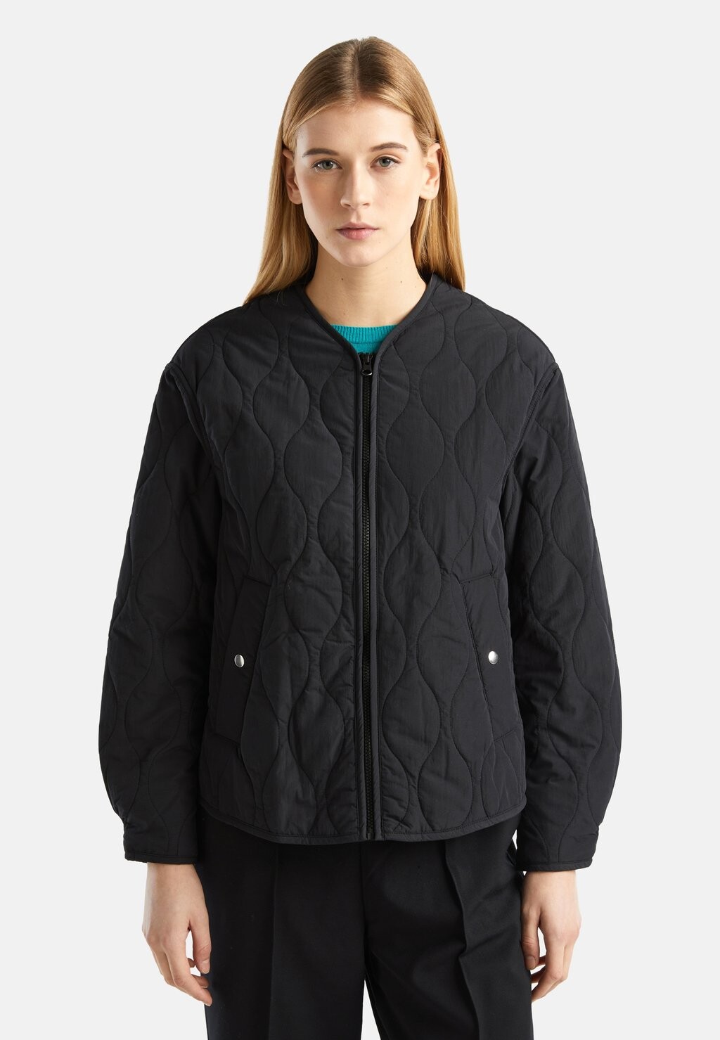 

Демисезонная куртка United Colors of Benetton, цвет black
