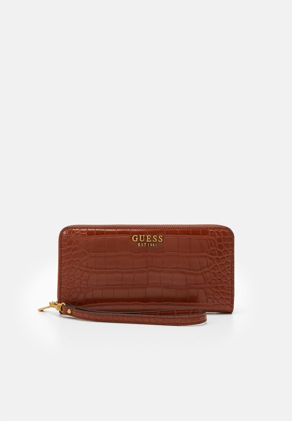 

Кошелек Laurel Large Zip Around Guess, цвет dark honey
