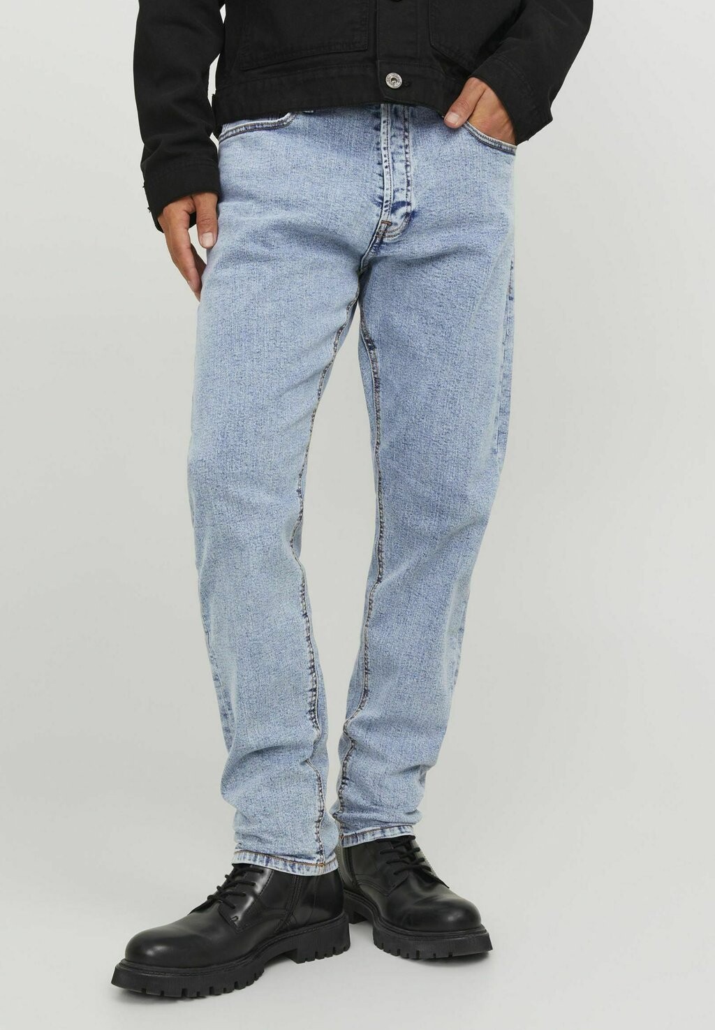 

Джинсы-сигареты ERIK ORIGINAL MF Jack & Jones, синий деним
