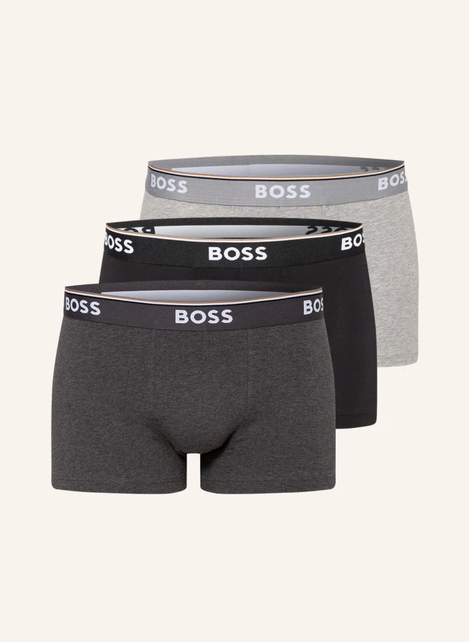 

Комплект из 3 боксеров Boss, черный