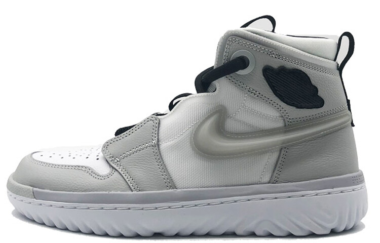 

Air Jordan 1 React High, серый туман
