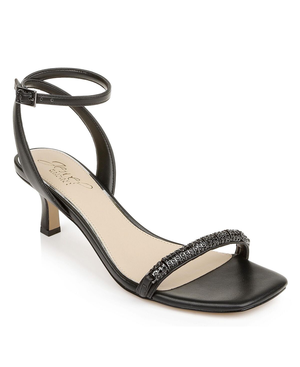

Женские вечерние сандалии Charisma Jewel Badgley Mischka, черный
