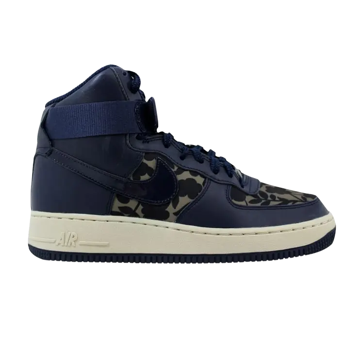 

Кроссовки Nike Wmns Air Force 1 Hi Liberty QS 'Camo', синий