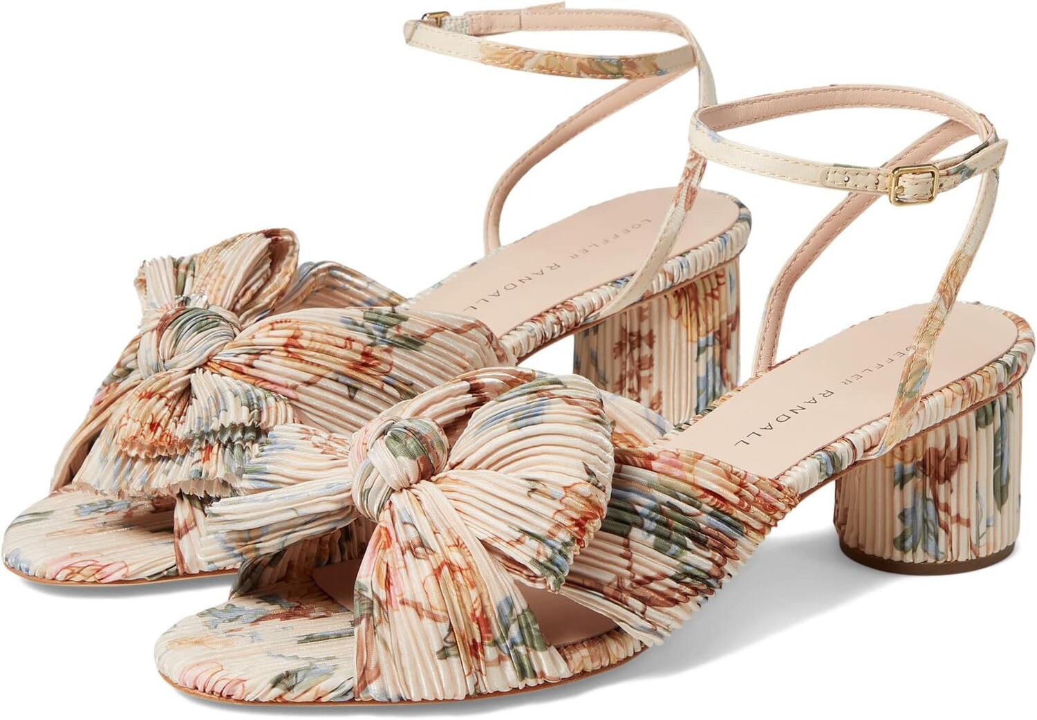 

Босоножки Dahlia Loeffler Randall, цвет Cream Botanical Floral