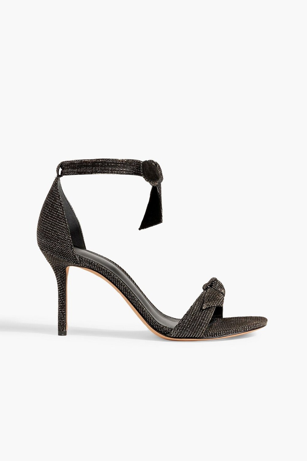 

Босоножки Clarita 85 с металлизированным плетением и бантом ALEXANDRE BIRMAN, черный